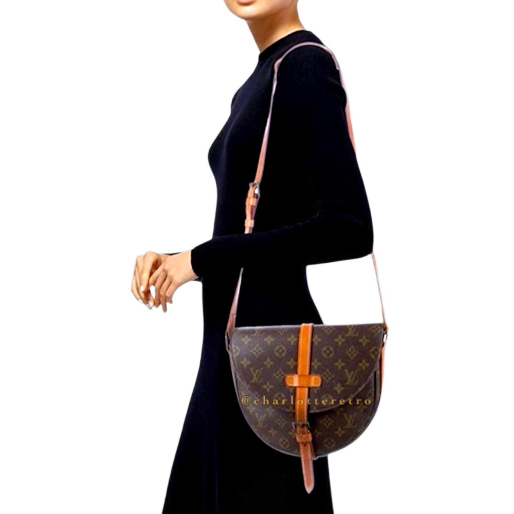 90s vtg Louis Vuitton Chantilly Crossbody • France - Picture 3 of 15